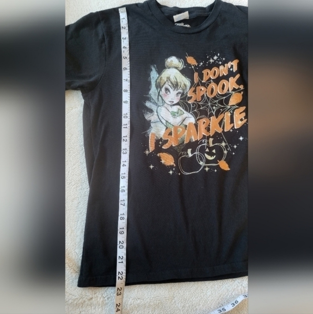Port Company Fan Favorite Disney Tinkerbell Halloween Youth Tee Shirt Size L - Picture 5 of 5